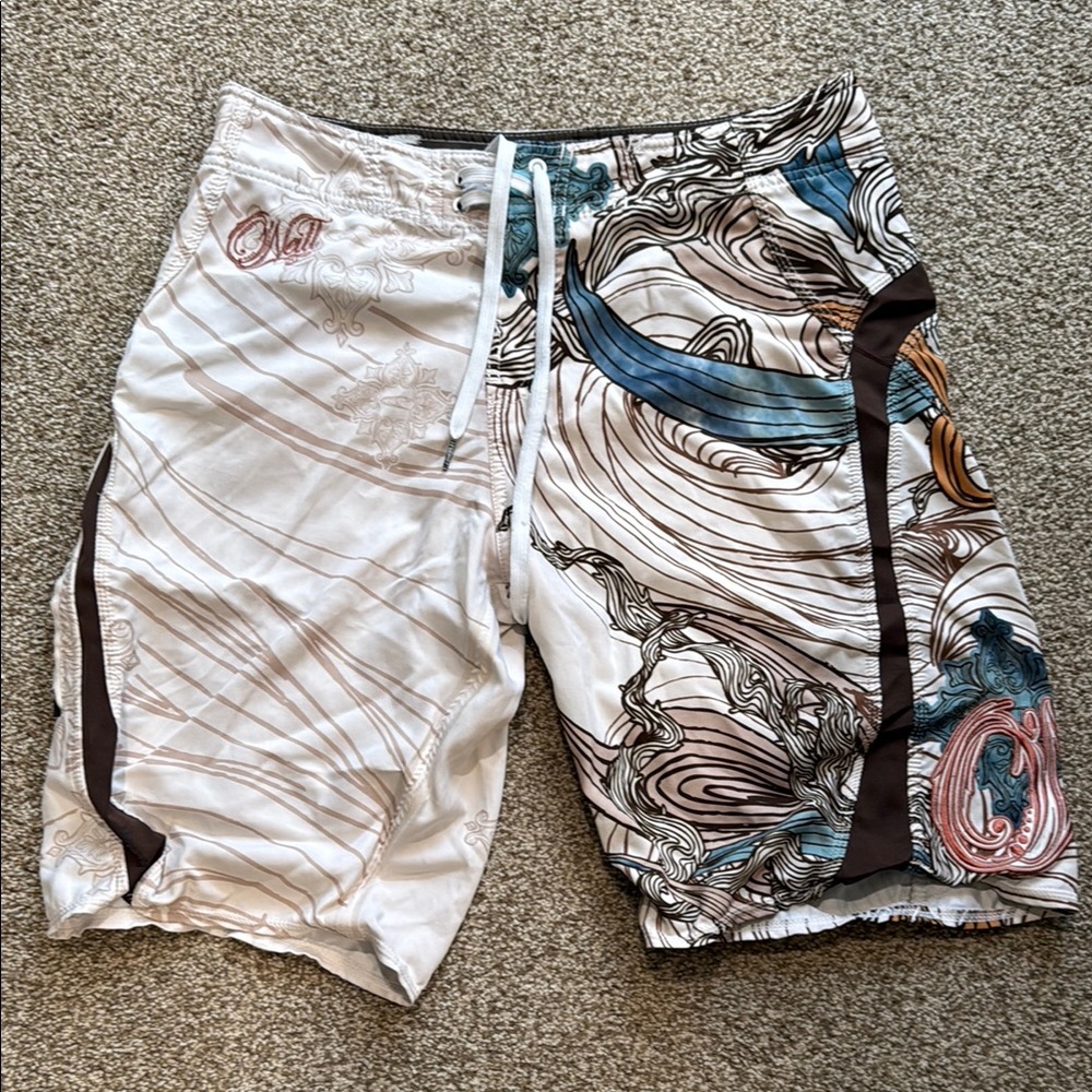 O’Neill Superfreak Abstract Patterned Board Shorts; MENS sz 32